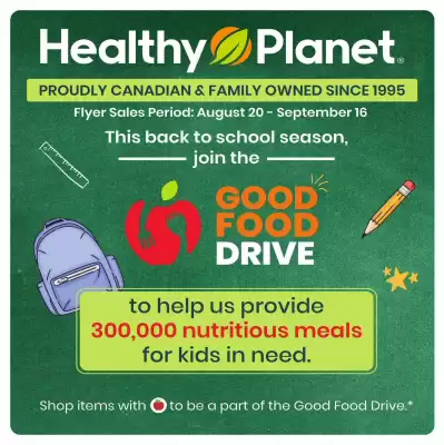 Healthy Planet flyer