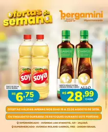 Catálogo Supermercado Bergamini Página 2: Óleo de soja soya €6,75, Azeite gallo extra virgem €28,99