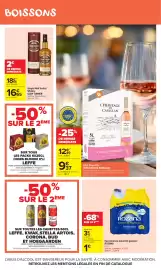 Catalogue Carrefour Market page 11: GLEN TURNER Single Malt Scotch Whisky €16,65, ROZANA Eau minérale naturelle gazeuse €1,00