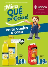 Folleto UDACO Página 1: Unide aceite de girasol €1,69, Unide gazpacho tradicional €1,89