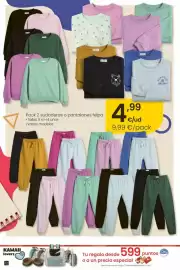 Folleto Eroski Página 12: Pack 2 sudadera o pantalones felpa €4,99