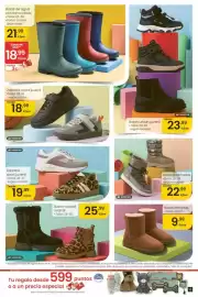 Folleto Eroski Página 13: Botas ciudad infantil €25,99, Bota de agua con forro cílido €21,99