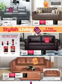 Bradlows catalogue Page 8: Kate Sleeper Couch 10324693002 €6.999,95, Leather Preserver €119,95