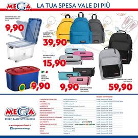 Volantino MEGA Pagina 12: Contenitore Magic 4up €9,90, Bustina Eastpak Benchmark €9,90