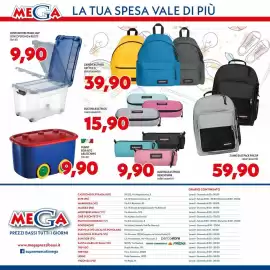 Volantino MEGA Pagina 12: Contenitore Magic 4up €9,90, Bustina Eastpak Benchmark €9,90