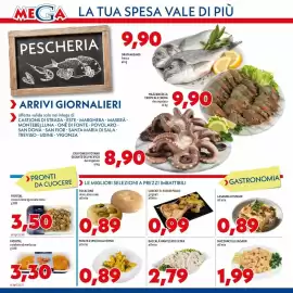 Volantino MEGA Pagina 2: Fiorital cotolette di merluzzo €3,30, Patate a spicchi al forno €0,89