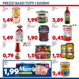 Volantino MEGA Pagina 9: Rizzoli filetti di alici Cantabriches €1,90, Tigullio pesto/sughi assortiti €1,59