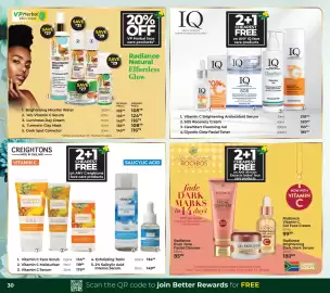 Dis-Chem catalogue Page 25: Inofarm Pure Elements 10% Niacinamide + 1% Zinc Brightening Serum-30ml €95,99
