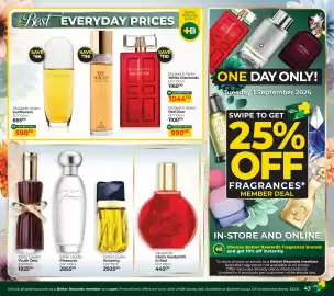 Dis-Chem catalogue Page 37: Hugo EDT With Free Gift-200ml €2.585,00, Azzaro Wanted EDP With Free Gift-100ml €2.105,00