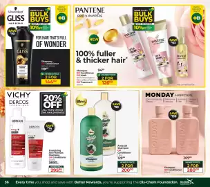 Dis-Chem catalogue Page 49: Dove Anti Perspirant Stick-50ml €71,99, Dove Men + Care Body Cream-400ml €94,49