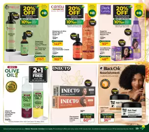 Dis-Chem catalogue Page 52: Braun Silk Expert Pro 5 IPL Hair Removal System €8.120,00, Braun Series 5 Epilator €1.119,99