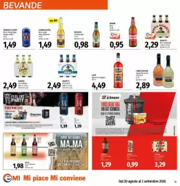Volantino Emi Supermercati Pagina 13: Corte dei rovi spumante extra dry/rosè €2,89, Bulldog Strong Lager €0,98