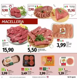 Volantino Emi Supermercati Pagina 2: Selezione Perte cotoletta di pollo classica €2,99, PER TE BBQ Hamburger di Suino €3,49
