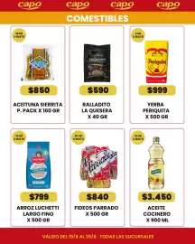 Catálogo Autoservicio Capo semana 34 Página 2: Cocinero aceite €3.450,00, Periquita yerba mate €999,00