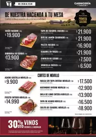 Catálogo Supermercados Tadicor semana 34 Página 7: Vacío vacuno €19.900,00, Peceto entero novillo €14.990,00