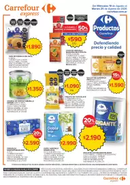 Folleto Carrefour Express semana 34 Página 4: Carrefour classic tableta de chocolate €1.090,00