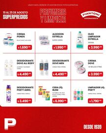 Catálogo Piantoni Supermayorista semana 34 Página 6: Dove men desodorante €4.490,00, Ponds crema €1.690,00