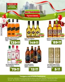 Panfleto Ultrabox Página 2: Cerveja stella artois pure gold puro malte €5,48, Gin Beefeater Sabores €79,98