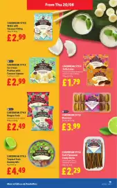 Lidl leaflet week 34 Page 17: Caribbean Style Dragon Fruit €2,49, Caribbean Style Tropical Fruit Gummy Mix €4,49