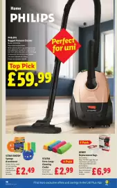 Lidl leaflet week 34 Page 18: Henry replacement bags €6,99, Scrub Daddy Sponge Assortment €2,49