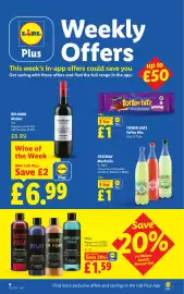 Lidl leaflet week 34 Page 6: Deluxe shower gel €1,59, Tower Gate Toffee Hitz €1,00