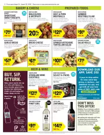 New Seasons Market weekly ad week 34 Page 3: New Seasons Garlic Bread €5,99, Lapis Luna Zinfandel €14,99