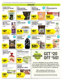 New Seasons Market weekly ad week 34 Page 7: Heritage Foods fresh pasta sauce €6,99, Ellenos greek yogurt €6,00