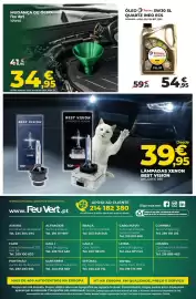 Folheto Feu Vert Página 11: Mudança de óleo Feu Vert 10W40 €34,95, óleo total quartz ineo ecs €54,95