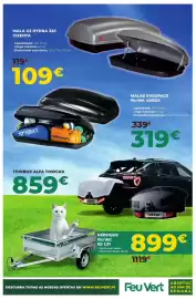 Folheto Feu Vert Página 5: Mala c3 hydra 320 cizenta €109,00, Malas evospace feu vert 400dx €319,00