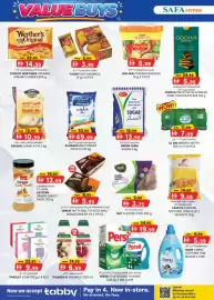 KM Trading catalogue Page 6: VALUE BUYS Werther's Original Cream Candies was 22.95 14.99 يو was -5.95 3.99 5 PACKS WAIWAI