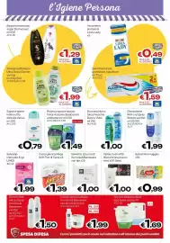 Volantino MAX Supermercati Pagina 14: Salviette struccanti Armonia&Benessere €1,00, Veline 3 veli Selex €1,00