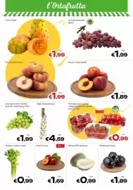 Volantino MAX Supermercati Pagina 4: Pesca a polpa gialla €1,89, Pomodoro piccadilly €0,99