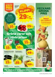 Stora Coop reklamblad vecka 35 Sida 4: Zucchini €25,00, Ekologiska färska kryddor €30,00