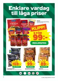 Stora Coop reklamblad vecka 35 Sida 6: Små delikatessköttbullar, Medlemspris, Tex-mex, Medlemspris