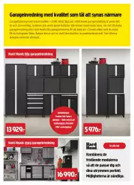 Jula reklamblad Sida 16: Hard Heads lilla garageinredning, Hard Heads stora garageinredning €16.990,00