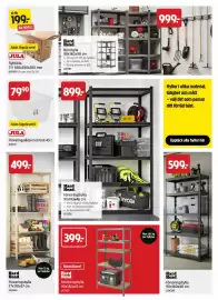 Jula reklamblad Sida 17: Förvaringshylla 91x183x46 cm €899,00, Förvaringshylla 77x170x37 cm €499,00