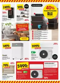 Jula reklamblad Sida 19: Gasolkamin €2.499,00, Förvaringshylla €599,00