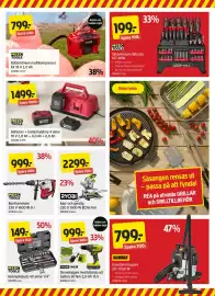 Jula reklamblad Sida 3: Batterier + batteriladdare 4 delar 18 V 2,0 Ah + 4,0 Ah + 6,0 Ah €1.499,00