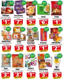 Iqbal Foods flyer week 34 Page 5: Regal cake rusk special €3,99, EBM Half Roll €2,99