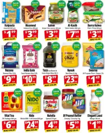Iqbal Foods flyer week 34 Page 6: Swarna all purpose flour / besan €1,49, Italpasta assorted €1,99