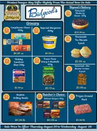 Bidgood's flyer week 34 Page 1