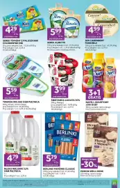 Stokrotka gazetka tydzień 34 Strona 4: Śmietanka Łaciata 30% €3,99, Serek twarogowy Almette z ziołami €5,99