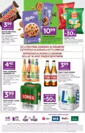 Stokrotka gazetka tydzień 34 Strona 6: Piwo Tyskie Gronie €3,89, Piwo Łomża 4-pak €3,99