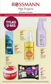 Rossmann gazetka tydzień 34 Strona 1: Clayly, ultranawilżający krem do twarzy €23,99
