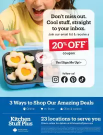 Kitchen Stuff Plus flyer Page 18