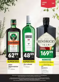Delikatesy Centrum gazetka Strona 20: GIN LUBUSKI €48,99, JÄGERMEISTER €62,99