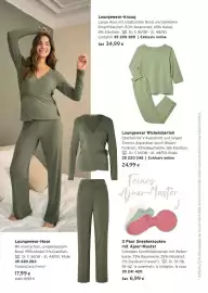 Tchibo Eduscho Flugblatt Seite 13: Loungewear-Anzug €34,99, Loungewear Wickeloberteil €24,99