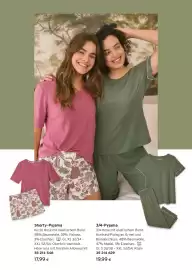 Tchibo Eduscho Flugblatt Seite 15: Shorty-Pyjama €17,99, 3/4-Pyjama €19,99