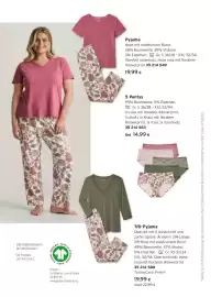 Tchibo Eduscho Flugblatt Seite 22: Pyjama €19,99, 5 Pantys €14,99