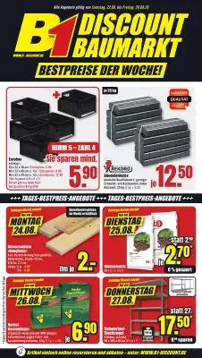 B1 Discount Baumarkt (gültig bis 28-08)